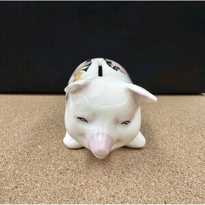 Vintage Piggie Bank Small Made In Japan Ear Chipped